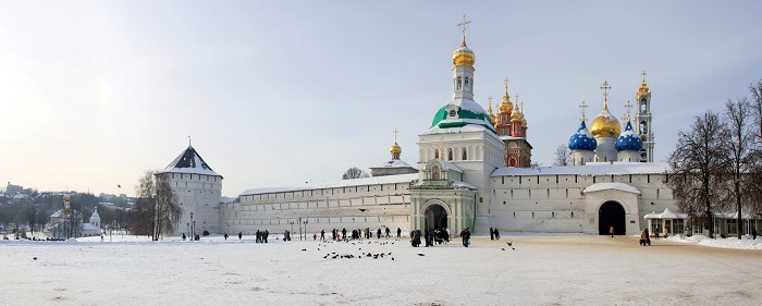 Вид из окон конференц-зала Паломнического центра