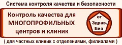 Пакет документов «Система внутреннего контроля качества и безопасности медицинской деятельности» для небольшой или средней частной многопрофильной клиники